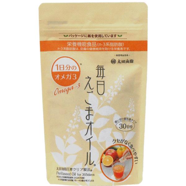 他サイト： 毎日えごまオイル（スタンドパック）（90g（3g×30包）） 太田油脂の商品画像