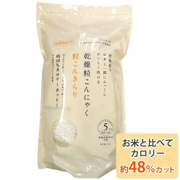 他サイト： 乾燥粒こんにゃく 粒こんきらり（65g×5袋） トレテスの商品画像