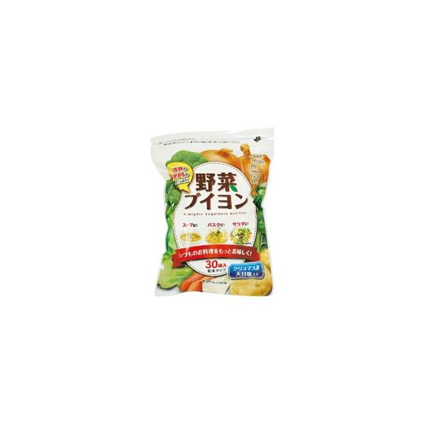 野菜ブイヨン クリスマス島天日塩入 粉末タイプ（4g×30袋入） まるも