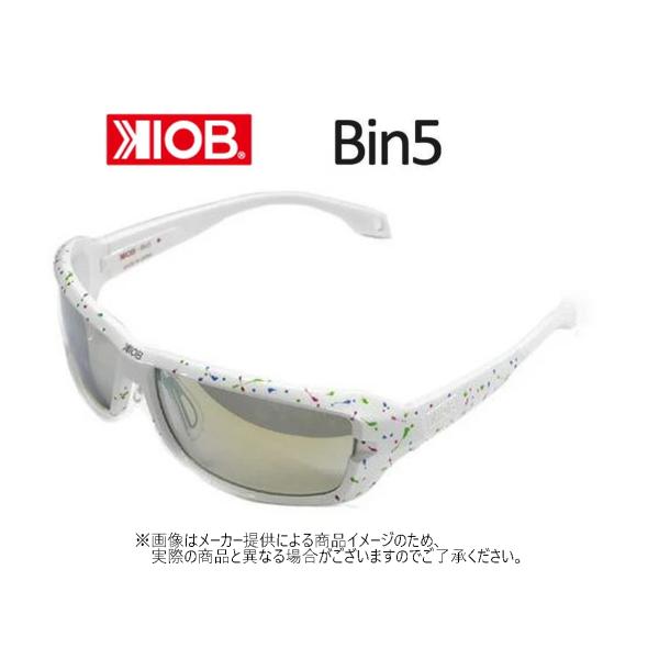 KIOB Bin5 ホワイトスプラッター サングラス KIOB(ケナイオビー) Bin5(ビンゴ) スプラッター 限定モデル ホワイト