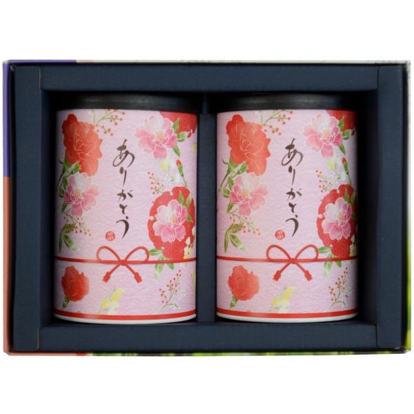 母の日 新茶 静岡茶 深蒸し 掛川茶 ギフト 100ｇ×2缶セット（箱入・包装有）（発売は202年5月4日〜）