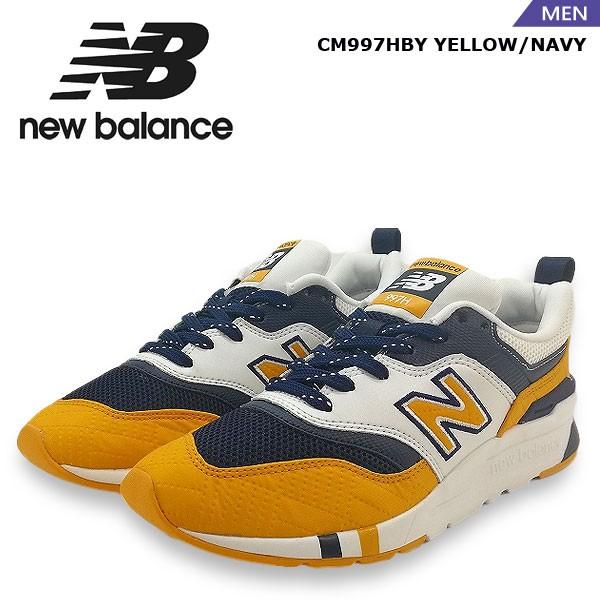 ニューバランス New Balance ワイズd ライフスタイル メンズ イエロー ネイビー Cm997hby 316 Onstep 旧シューズshobido 通販 Yahoo ショッピング