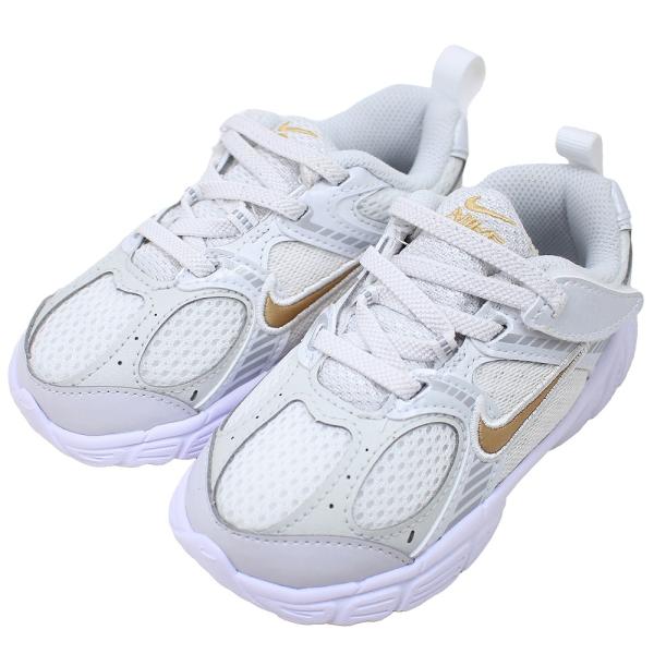 NIKE（ナイキ） キッズ スニーカー スリッポン 運動靴 ホワイト リトル