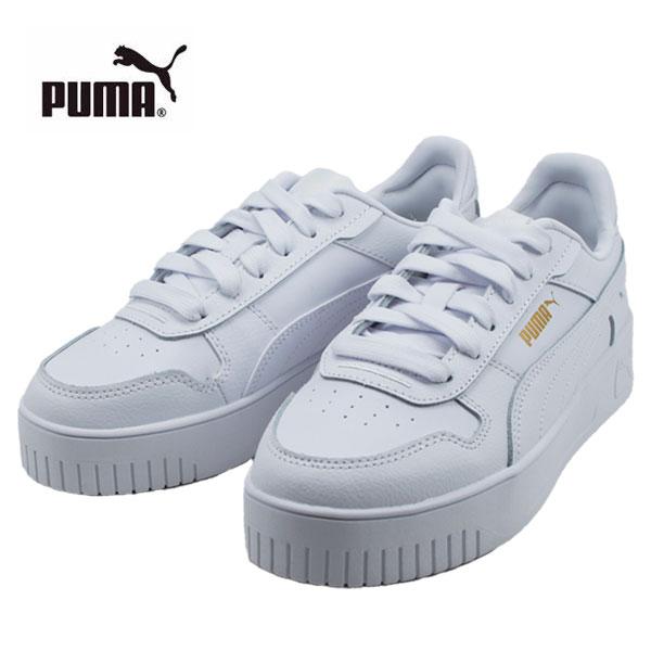 PUMA（プーマ） レディース スニーカー 厚底 白 ホワイト キャリーナ