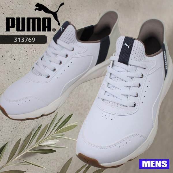 プーマ PUMA   メンズ スニーカー スリッポン イーズイン ワイド 軽量 クッション 靴  313769