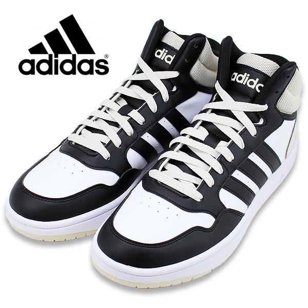 adidas（アディダス） メンズ スニーカー ミッドカット フープス