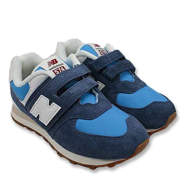 New Balance（ニューバランス） ネイビー スニーカー ベルクロ キッズ