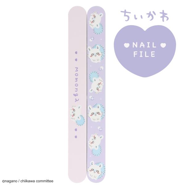 ちいかわ ネイルケアシリーズ ネイルファイル ＜モモンガ＞ 「ちいかわ」からネイルケアシリーズが新登場!!爪を美しく保つための便利なアイテム♪手軽にプロの仕上がり！＜表面＞GRID 220＜裏面＞GRID 150異なる粗さで2枚入り♪GRI...