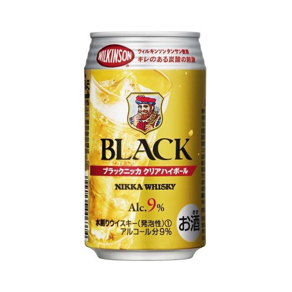ブラックニッカ 送料無料 クリアハイボール 缶 350ml×24本 1