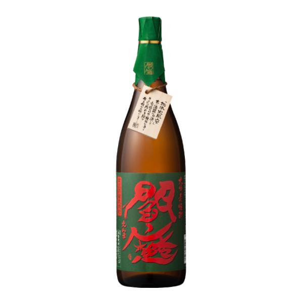 閻魔 常圧蒸留 むぎ焼酎 グリーンラベル 25度 1800ml 麦焼酎 老松酒造