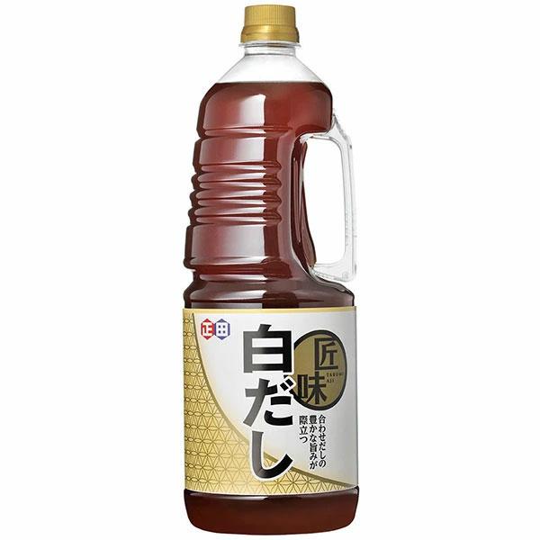 正田醤油 匠味 白だし 1.8L  業務用 ◎お吸い物 17〜19倍濃縮 ◎おでん・鍋物 10〜11倍濃縮