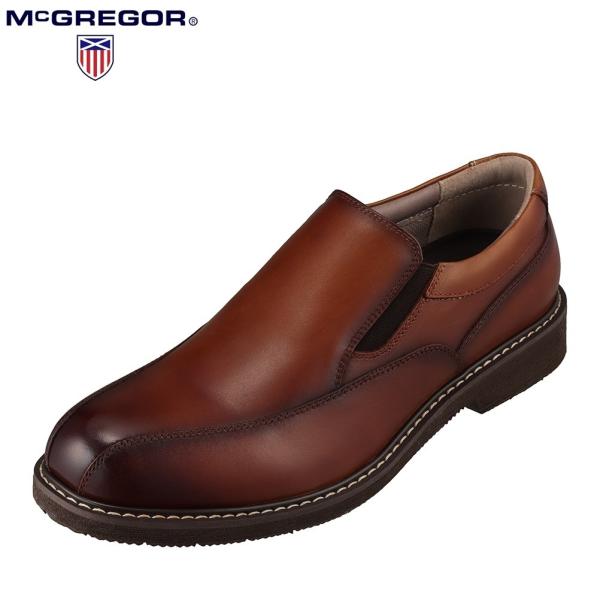 マックレガー McGREGOR MC8026 メンズ | カジュアルシューズ | スリッポン 楽 | 軽量 軽い | 小さいサイズ対応 | ブラウン