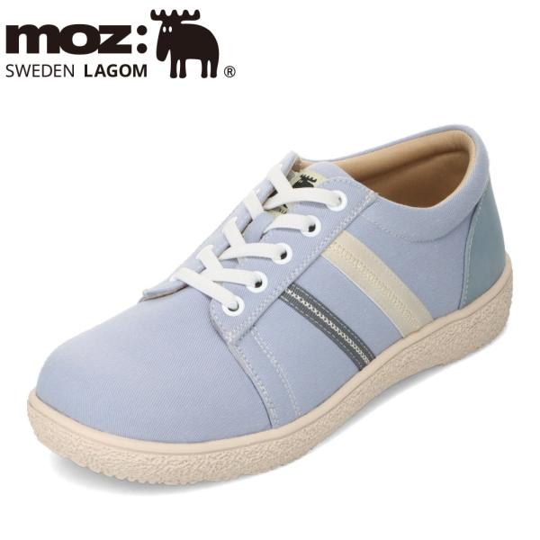 moz（モズ） スウェーデン ゴム紐ローカットスニーカー MOZ-570