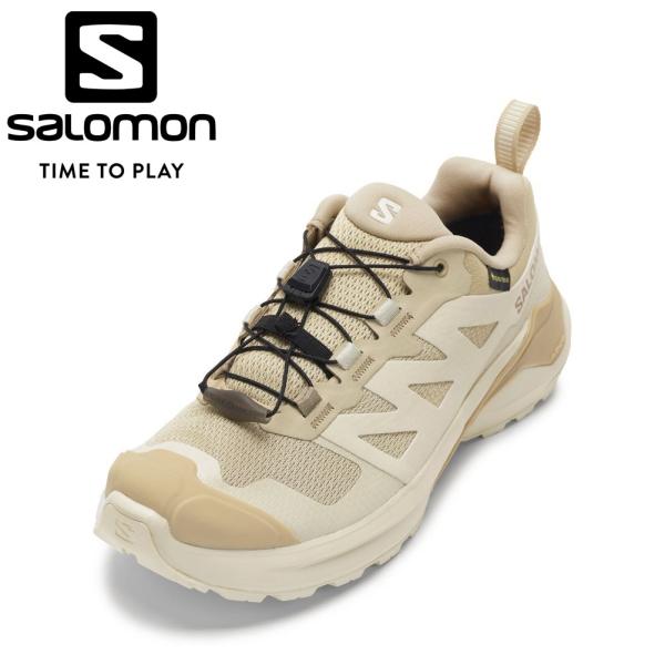 サロモン X-ADVENTURE GTX W L45458100 レディース エックスアドベンチャー ゴアテックス トレラン ベージュ