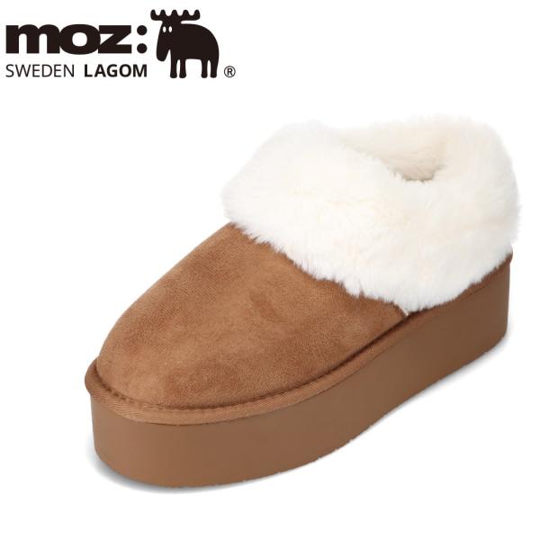 moz（モズ） スウェーデン 厚底ファーブーツ MOZ-7140 レディース