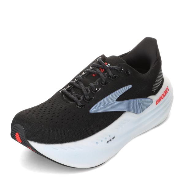 ブルックス BROOKS BRM 4473 スニーカー ランニング ウォーキング シューズ 軽量 グリセリンMAX クッション性 フィット ローカットスニーカー 人気 ブランド ブラック×ブルー BROOKS（ブルックス） Glycerin MAX BRM 4473 メンズ スニーカー