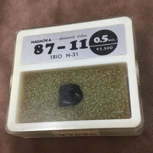 （アウトレット）ナガオカ　レコード針　87-11 TRIO N-31未開封、長期在庫品になります。経年による箱に汚れ、傷、本体に錆がある場合がございます。動作未確認品のためアウトレット特価でご案内させていただきます。新品の商品との交換・返品...