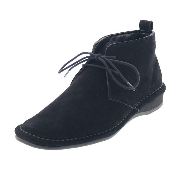 han shoemaker チャッカブーツ レディース チャッカブーツ カジュアル ショートブーツ スエード