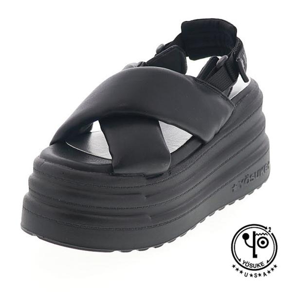 わんにゃんぷー ヨースケミュール　希少　BLACK 厚底 厚底スニーカー （ブラックマルチ） -YOSUKE U・S・A 公式