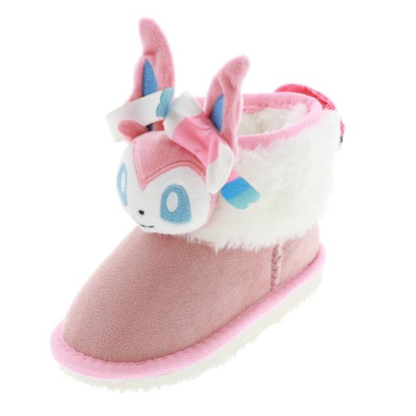 ポケモン ブーツ Pok3513 ニンフィア キッズ ジュニア スノーシューズ あったか ムートン かわいい マスコット付き 履きやすい 子供靴 靴のシューマート 通販 Paypayモール