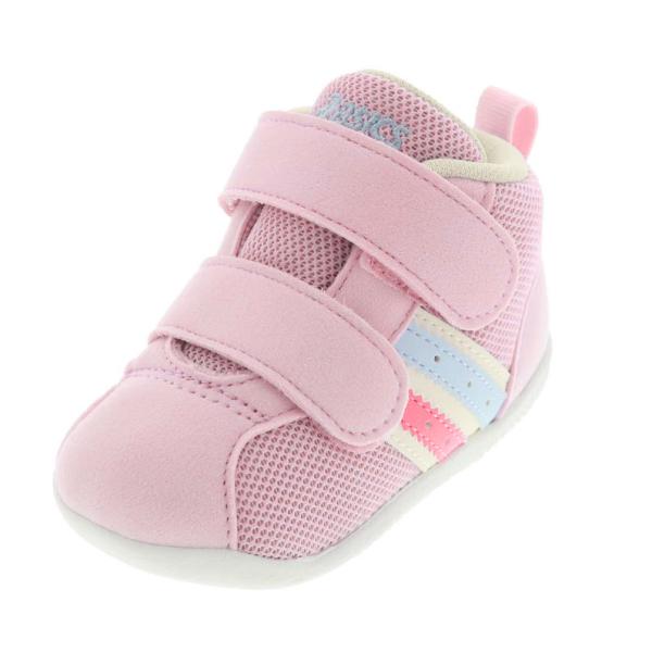 ・商品コード：481147・品番：コンフィF MS3・カラー：PK(ライトローズ)・生産国：インドネシア・幅/ラスト: STANDARD・素材：人工皮革+合成繊維/ゴム底・片足重さ：約77g / 計測サイズ：12.0cm ASICS（アシッ...