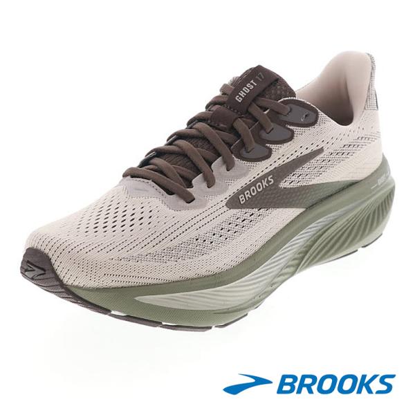 BROOKS ブルックス ゴースト17 メンズ ランニングシューズ ローカット 運動靴 軽量 メッシュ Ghost 17 BRM4423 SN サンド MEDIUM/D