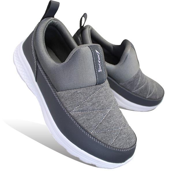 ラーキンス メンズ スニーカー スリッポン カジュアルシューズ L654 メンズ グレー 25cm 26cm 紐なし靴 靴 Larkins Mis 0000 シューズパーク ビースタイル 通販 Yahoo ショッピング