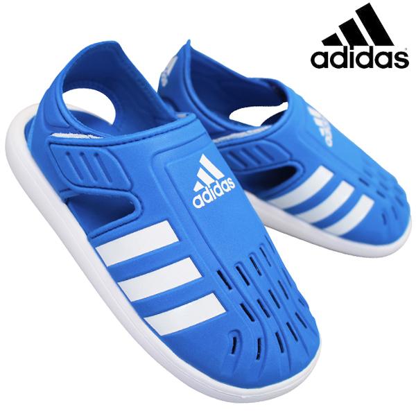 スポーツサンダル キッズ アディダス スイムウォーターサンダル C Gw0385 ブルー ホワイト 男の子 アクアシューズ マリンシューズ Add 0000 靴ショップやまう 通販 Yahoo ショッピング