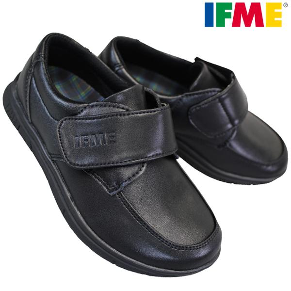 イフミー フォーマルシューズ IFME フォーマルシューズ 20-2828 ブラック 15cm〜21cm キッズ 子供靴 黒靴 ローファー マジックテープ