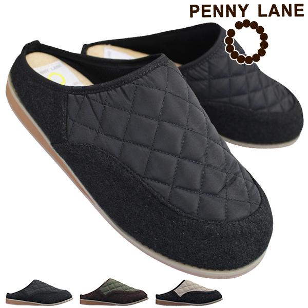 ペニーレイン サボサンダル 1299 レディース ブラック・カーキ・ベージュ クロッグサンダル ヘップサンダル ミュール シューズ 婦人靴 履きやすい靴