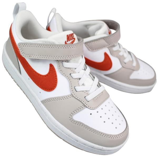 NIKE（ナイキ） スニーカー LOW ESS+ PS IQ2726-100 ホワイト/オレンジ