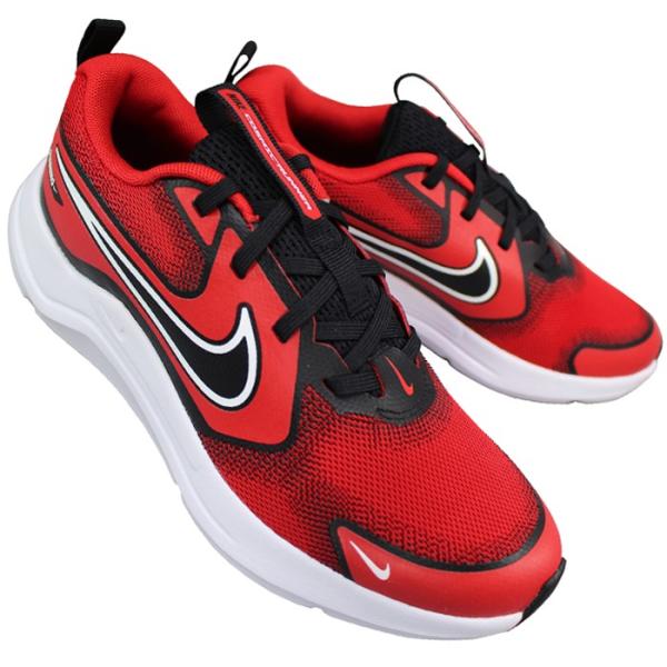 スニーカー ナイキ コスミックランナー GS HM4402 601 レッド/ブラック 22.5cm?25cm キッズ ジュニア ランニングシューズ 子供靴 運動靴 紐靴