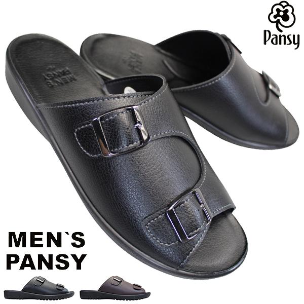 紳士サンダル メンズパンジー 6022 ブラック ブラウン サンダル コンフォートサンダル つっかけ 父の日 Mens Pansy パンジーサンダル 送料無料 Pnz 0000 靴ショップやまう 通販 Yahoo ショッピング