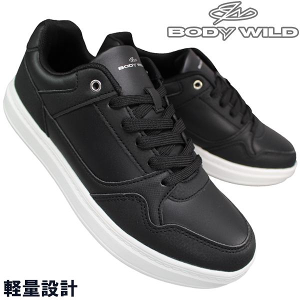 BODY WILD（ボディワイルド） スニーカー BMS1593 ブラック 25cm〜28cm