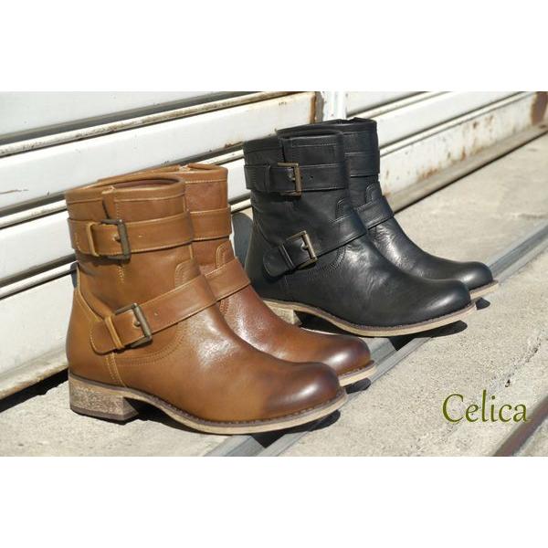 セリカ Celica CE8044スタイリッシュショートブーツ ラボキゴシ SAYA