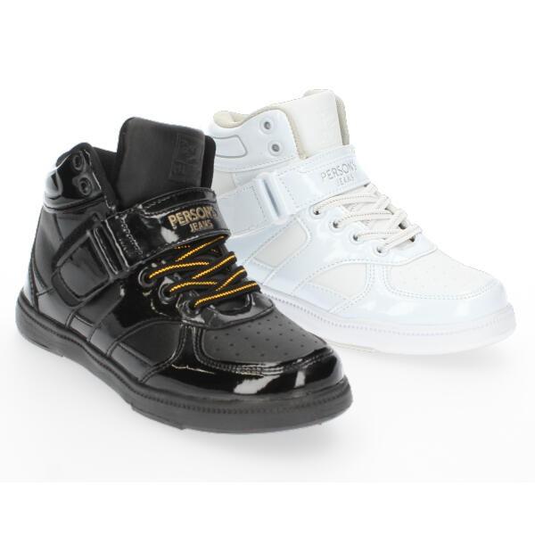 Person S パーソンズ キッズ ジュニア 軽量ハイカットスニーカー イケベ Psj8140 子供用 紐靴 マジックテープ かっこいい シンプル 運動 通学 Psj8140 Shoes Bridge 通販 Yahoo ショッピング