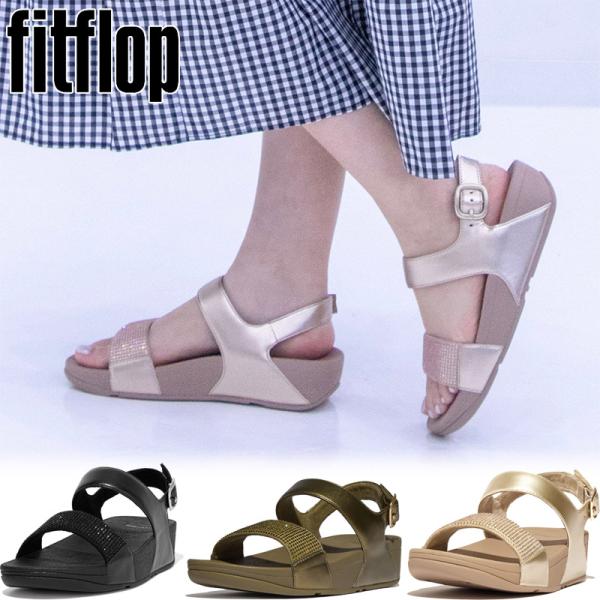 フィットフロップ レディース LULU クリスタル エンベリッシュド バックストラップ サンダル サンダル 靴 シューズ カジュアル ブラック 黒 ベージュ グリーン 緑 送料無料 fitflop EC3-090 EC3-A94 EC3-C14 shoes-iland_8401-149-6472-25