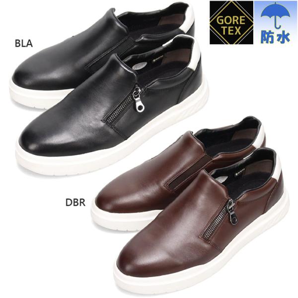 3E 幅広 ワイド モデロ メンズ 全天候型 GORE-TEXレザー スリッポン スニーカー 靴 シューズ 防水 軽量 ゴアテックス 送料無料 MODELLO DMW753G MODELLO（モデロ） 3E 幅広 ワイド メンズ 全天候型 GORE-TEXレザー
