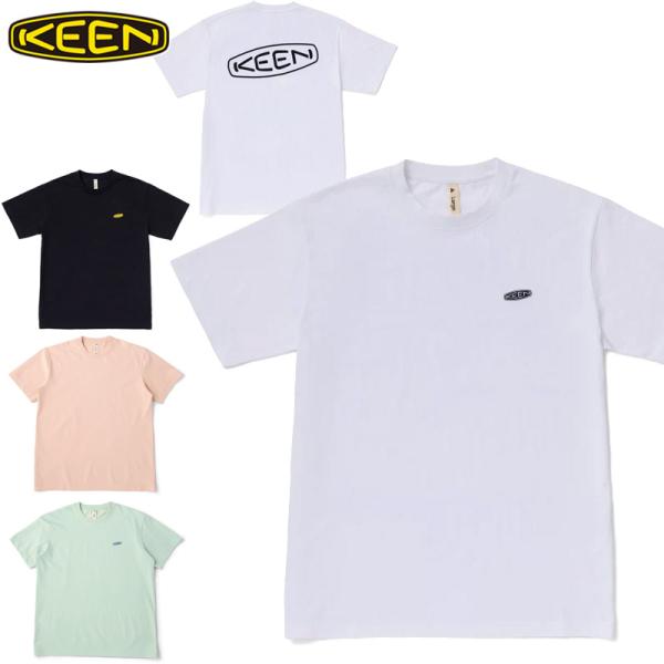 キーン メンズ レディース OC/RP C B LOGO TEE アパレル 半袖 Tシャツ ロゴ バックプリント 吸汗性 発散性 1028274 1028277 1032392 1032393