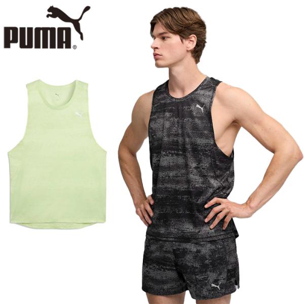 プーマ メンズ M RUN VELOCITY AOP タンク ランニング ジョギング トレーニング アパレル ノースリーブ タンクトップ ヴェロシティ 529125