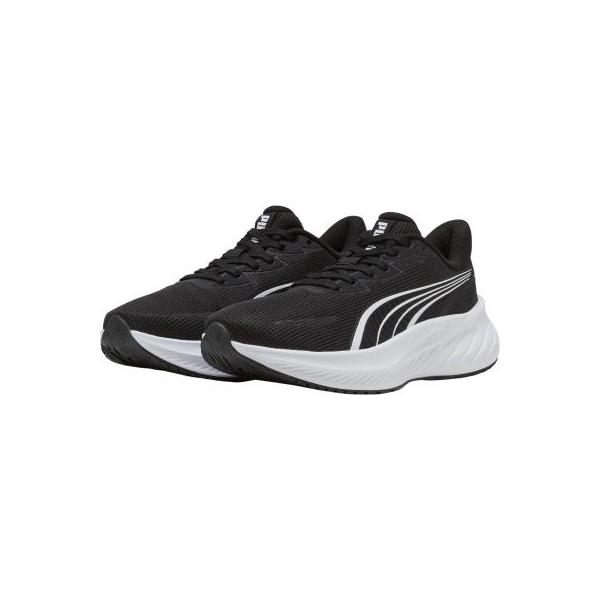 PUMA  Pounce Lite 2 Jr　314041 01 22.0cm〜25.0cm  プーマ パウンス ライト2 ジュニア ひも靴 01 PUMA Black-PUMA Silver-White