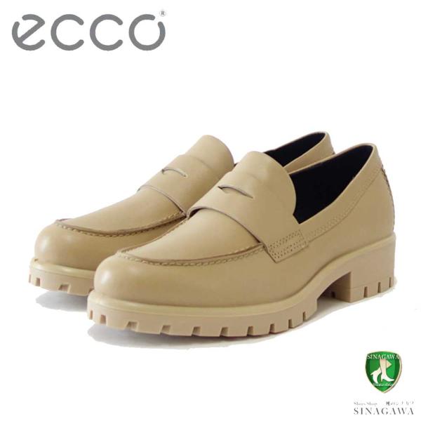 【SALE】 エコー ECCO MODTRAY WOMEN'S MOC-TOE PENNY LOAFER ベージュ 49001301631 （レディース）快適な履き心地のレザーローファー  スリッポン 「靴」 shoes-sinagawa_ecco-49001301631