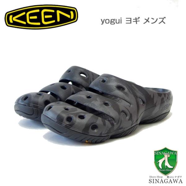 KEEN キーン Yogui 1028525（メンズ） ヨギ カラー：Black Marble サボ ウォーターサンダル アフタースポーツシューズ オフィス ガーデニング キャンプ
