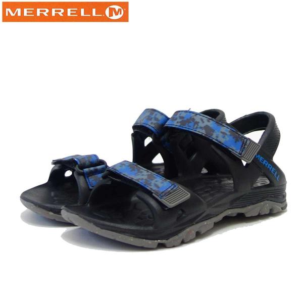 MERRELL �������i�L�b�Y �E�H�[�^�[�T���_���j56899 �n�C�h���h���t�g�i�u���b�N�^�l�C�r�[�j