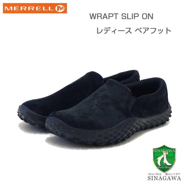 MERRELL メレル ラプト WRAPTS SLIP ON（レディース） w008858  ブラック  ベアフットシューズ ローカット スリッポンモデル「靴」 MERRELL（メレル） ラプト WRAPTS SLIP ON（レディース） w008858