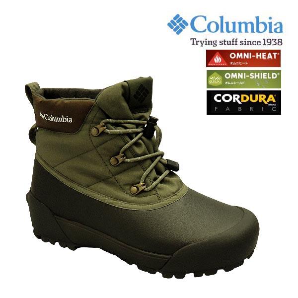 コロンビア 撥水 あったか防寒 スノーブーツ YU8361 チャケイピアチャッカ オムニヒート columbia chakeipia chukka omniheat Dark Moss(367) 保温 コーデュラ