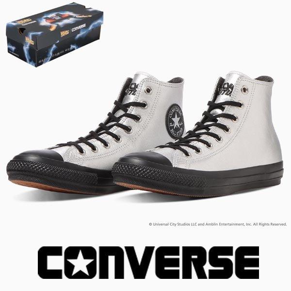 コンバース CONVERSE スニーカー オールスター タイムマシン ハイカット/バック・トゥ・ザ・フューチャー [31316500 HO25] ALL STAR TM HI / BACK TO THE FUTURE メンズ 靴 シューズ コラボ SILVER/BLACK 正規取扱店 CONVERSE（コンバース） オールスター TM バック・トゥ・ザ