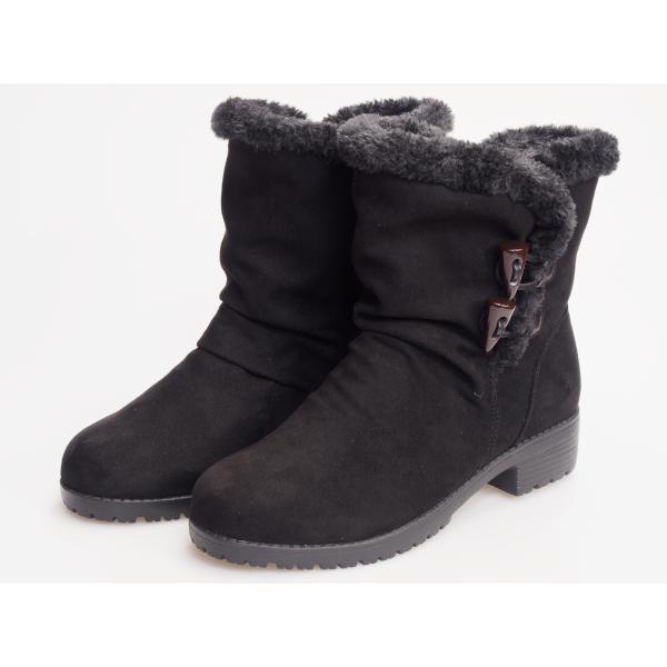 a.v.v（アー・ヴェ・ヴェ） ブーツ スノーブーツ 防水 スエード 黒