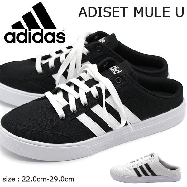 adidas（アディダス） スニーカー メンズ レディース 靴 スリッポン 黒