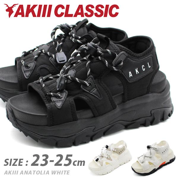 AKIII CLASSIC サンダル レディース 靴 スポーツサンダル 厚底 滑り